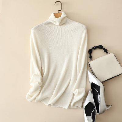 Femme Leichtgewicht Ripp-Wollpullover Heidi-Mode
