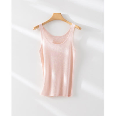Femme Leichtgewicht Texturiertes Tanktop Heidi-Mode