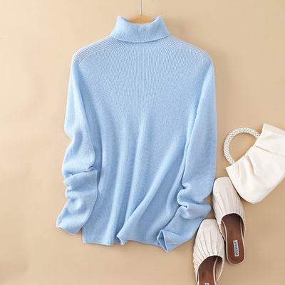 Femme Leichtgewicht Ripp-Wollpullover Heidi-Mode