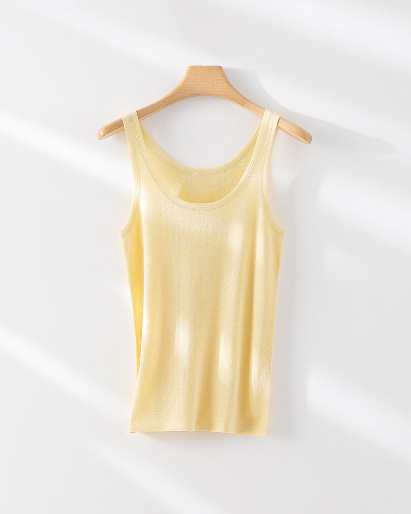Femme Leichtgewicht Texturiertes Tanktop Heidi-Mode