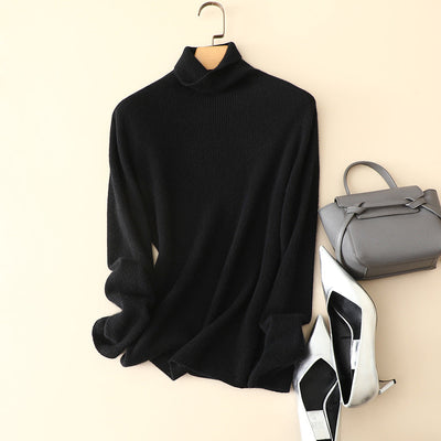 Femme Leichtgewicht Ripp-Wollpullover Heidi-Mode