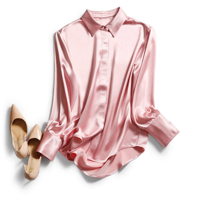 Femme Luxuriöse Seidenbluse Heidi-Mode