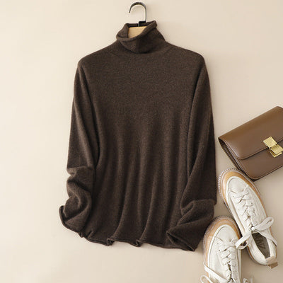 Femme Luxuriöser Weicher Rollkragenpullover Heidi-Mode