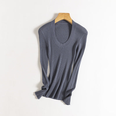 Femme Rippstrick Langarmpullover Heidi-Mode