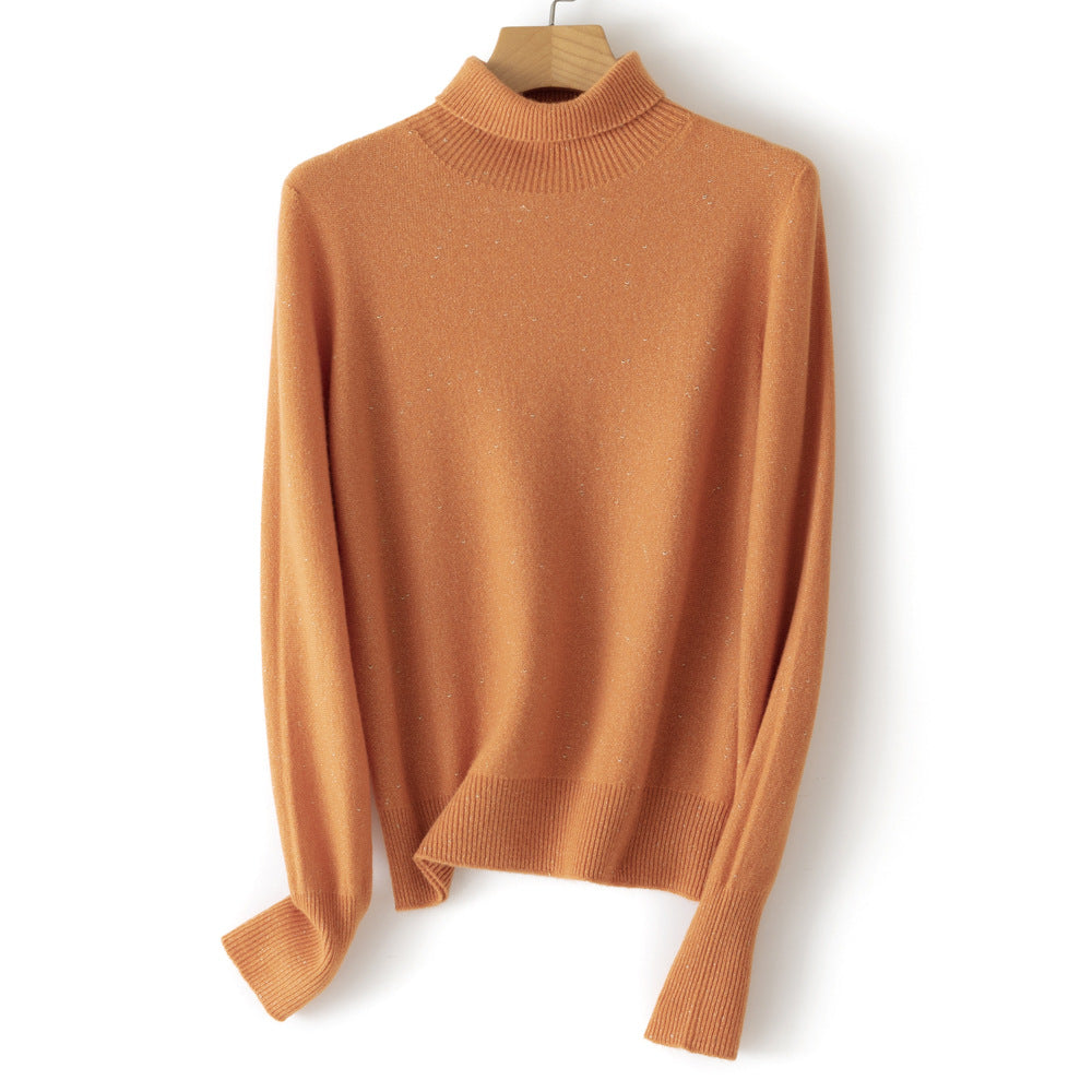 Femme Luxuriöser Rollkragenpullover Heidi-Mode
