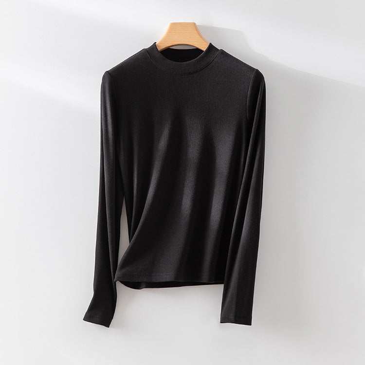 Femme Langarm Minimalistisches Top Heidi-Mode