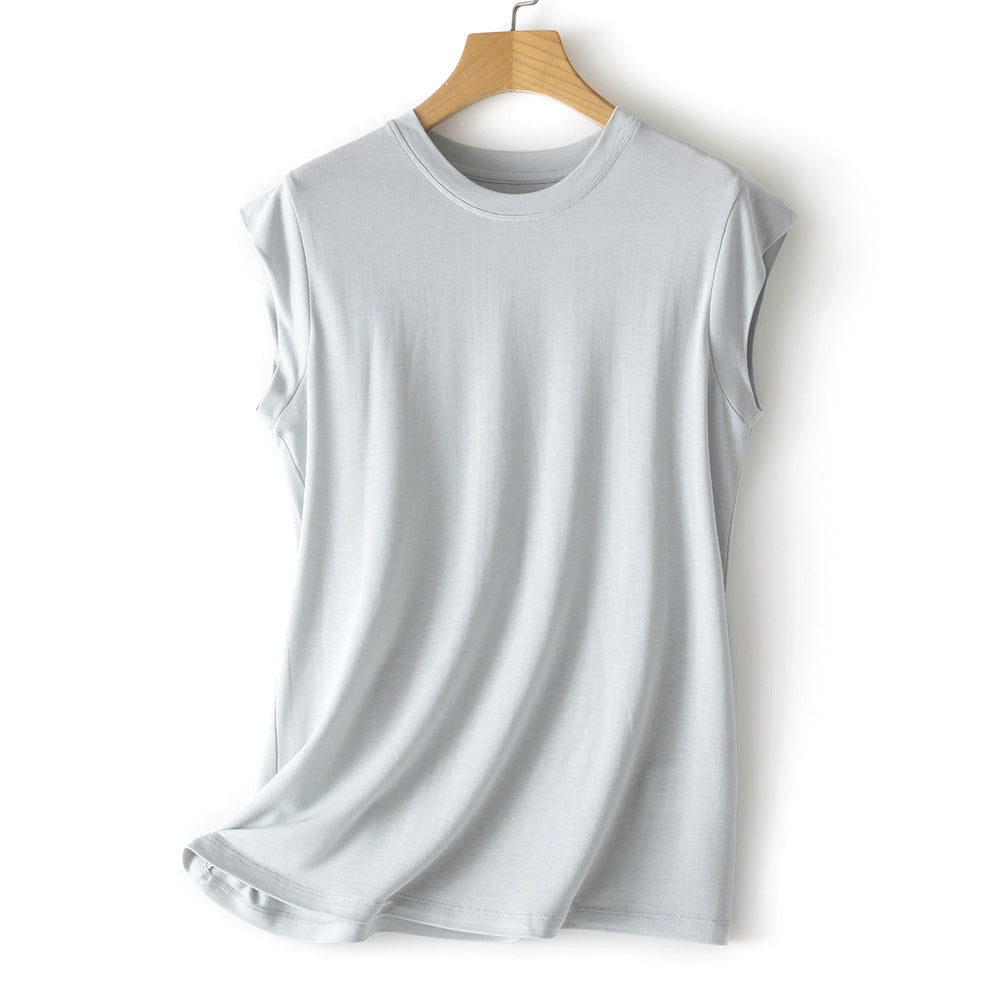 Damen Relaxed Fit Cap Sleeve Top Heidi-Mode