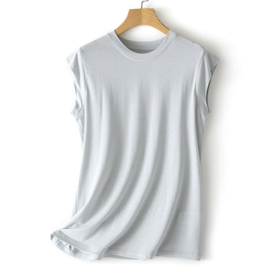 Damen Relaxed Fit Cap Sleeve Top Heidi-Mode