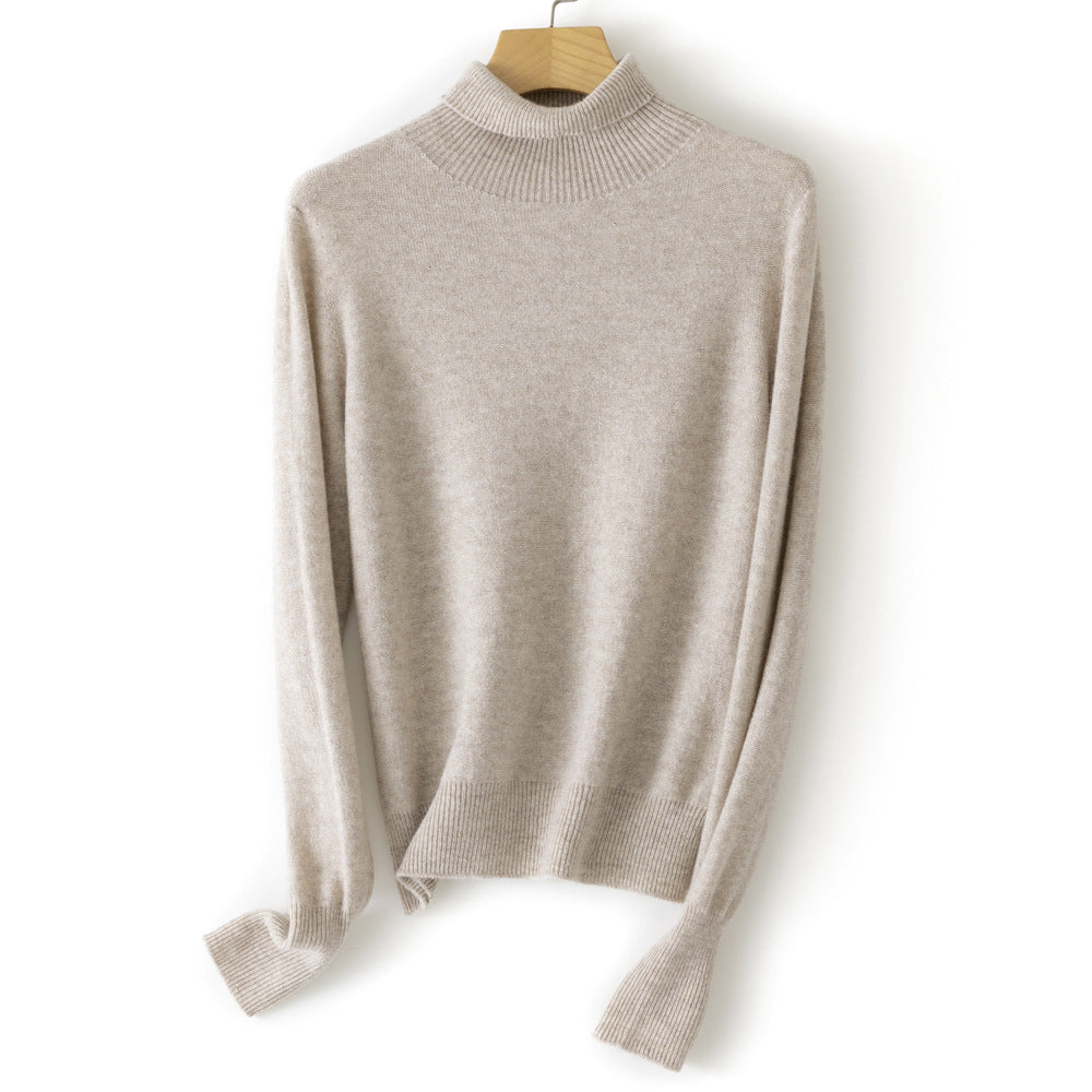 Femme Luxuriöser Rollkragenpullover Heidi-Mode