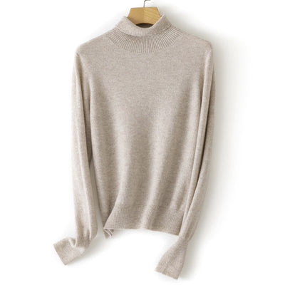 Femme Luxuriöser Rollkragenpullover Heidi-Mode