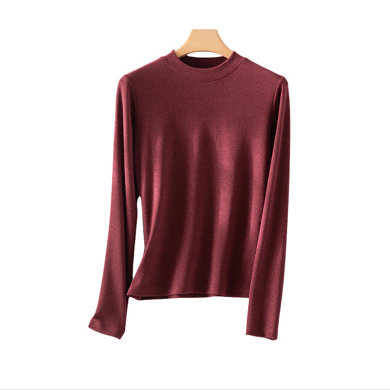 Femme Langarm Minimalistisches Top Heidi-Mode