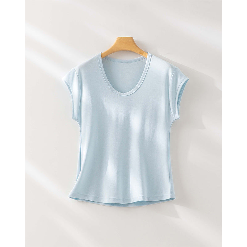 Femme Relaxed Fit V-Ausschnitt T-Shirt Heidi-Mode