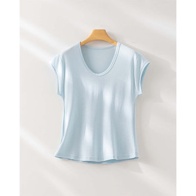 Femme Relaxed Fit V-Ausschnitt T-Shirt Heidi-Mode
