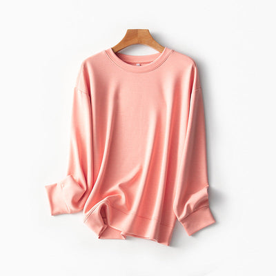 Femme Relaxed Fit Langarm-Pullover Sweatshirt Heidi-Mode