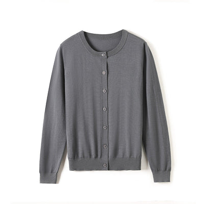 Femme Leichtgewicht Button-Up Cardigan Heidi-Mode 1747971681