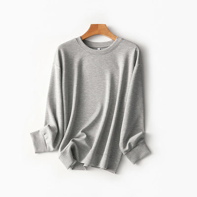 Femme Relaxed Fit Langarm-Pullover Sweatshirt Heidi-Mode