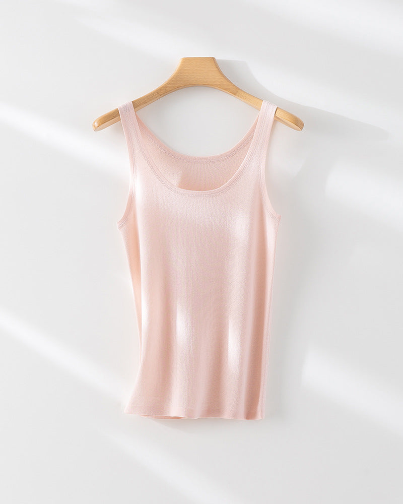Femme Leichtgewicht Texturiertes Tanktop Heidi-Mode