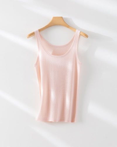 Femme Leichtgewicht Texturiertes Tanktop Heidi-Mode
