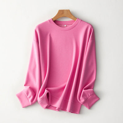 Femme Relaxed Fit Langarm-Pullover Sweatshirt Heidi-Mode