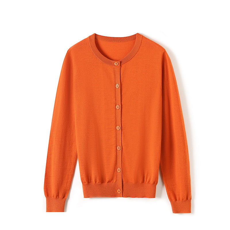 Femme Leichtgewicht Button-Up Cardigan Heidi-Mode 1747971681