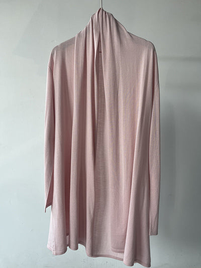 Femme Leichte Offene Vorder- Drapiert Cardigan Heidi-Mode