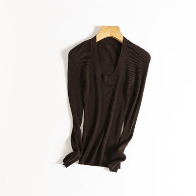 Femme Rippstrick Langarmpullover Heidi-Mode