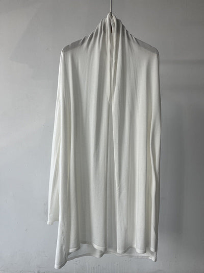 Femme Leichte Offene Vorder- Drapiert Cardigan Heidi-Mode