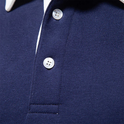 Langärmshirt Mit Polokragen