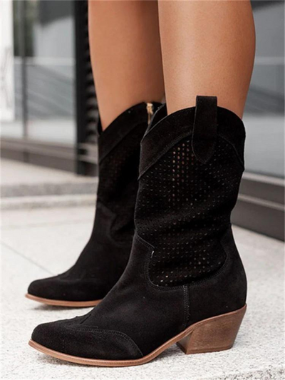 Kateleen -  Atmungsaktive Cowboy Stiefel