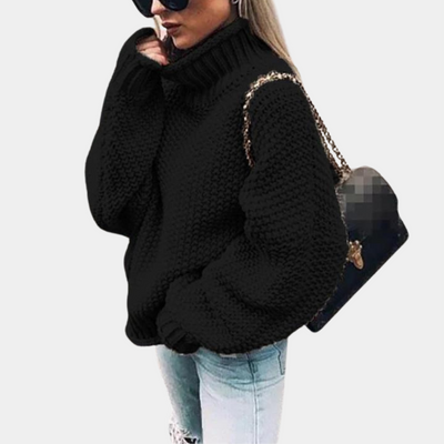 Rollkragen Pullover Damen Grobstrick | Warm & Lässig