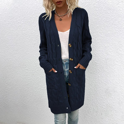 Marissa – Strickjacke mit Zopfmuster für Damen