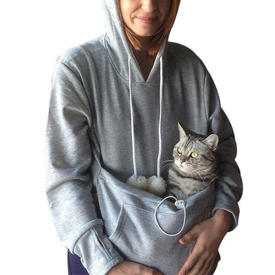 Gemütlicher Damen-Kapuzenpullover mit Fronttaschen