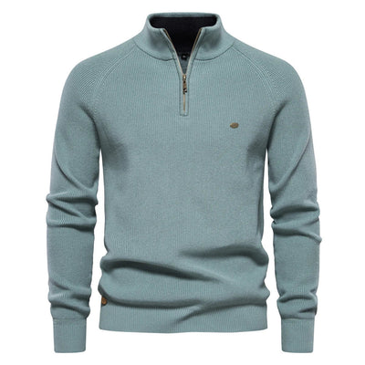 Pullover mit halbem reißverschluss