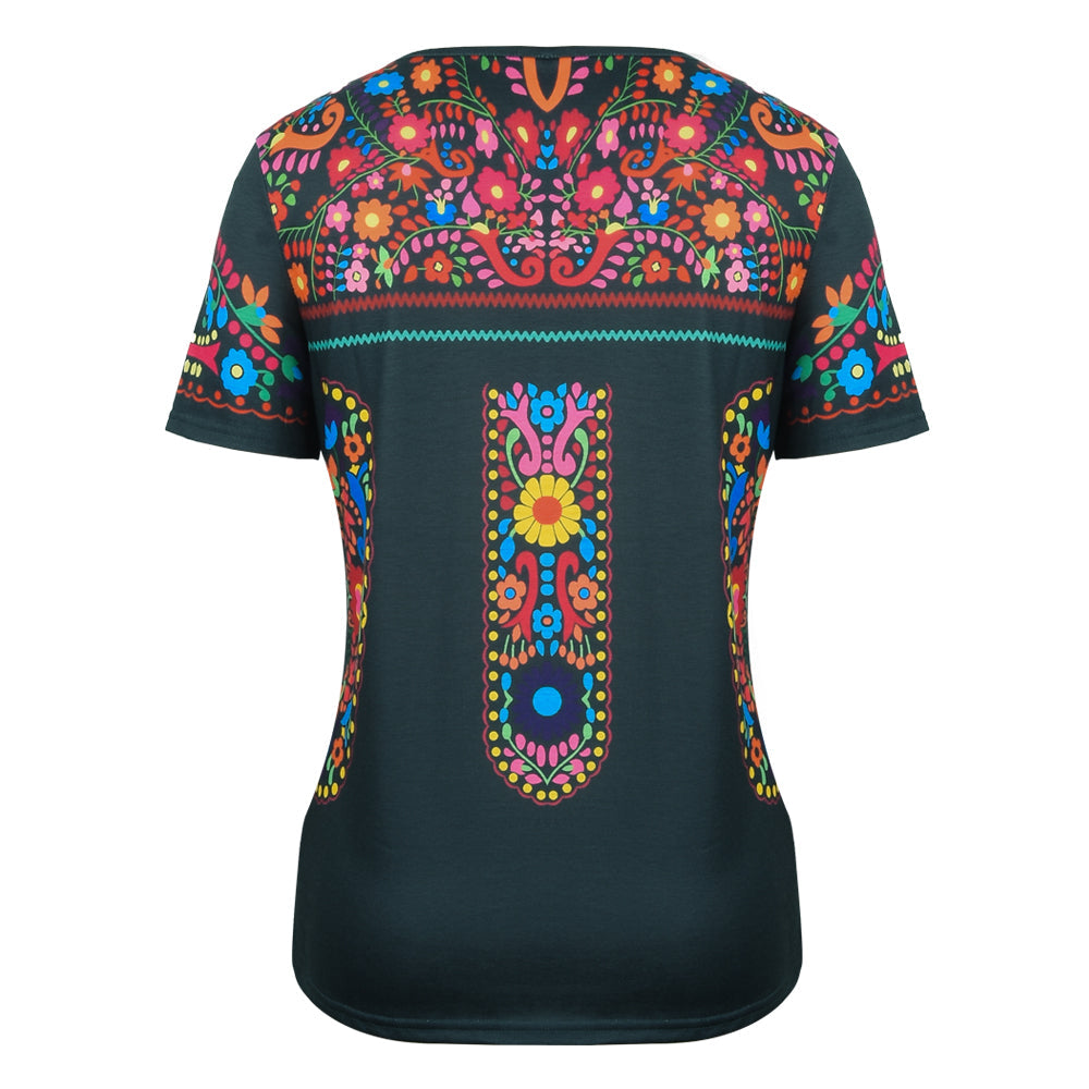 Rosalie | Kurzarm-Shirt mit Rundhalsausschnitt