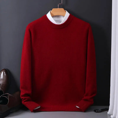 Pullover Herren Klassisch Rundhals | Elegant & Weich