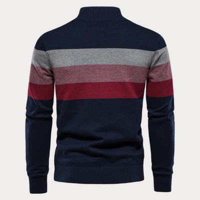 Patchwork-Pullover für Herren