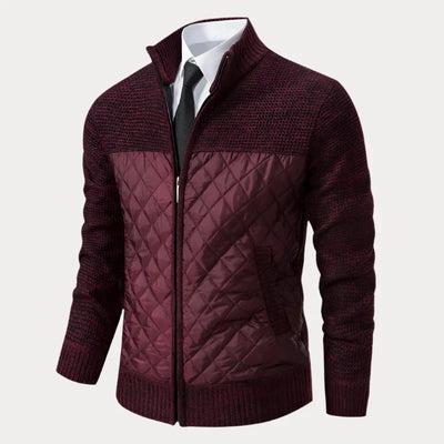 Modischer Pullover mit hohem Kragen für Herren