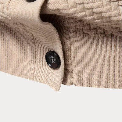 Herren Cardigan mit V-Ausschnitt und Knöpfen