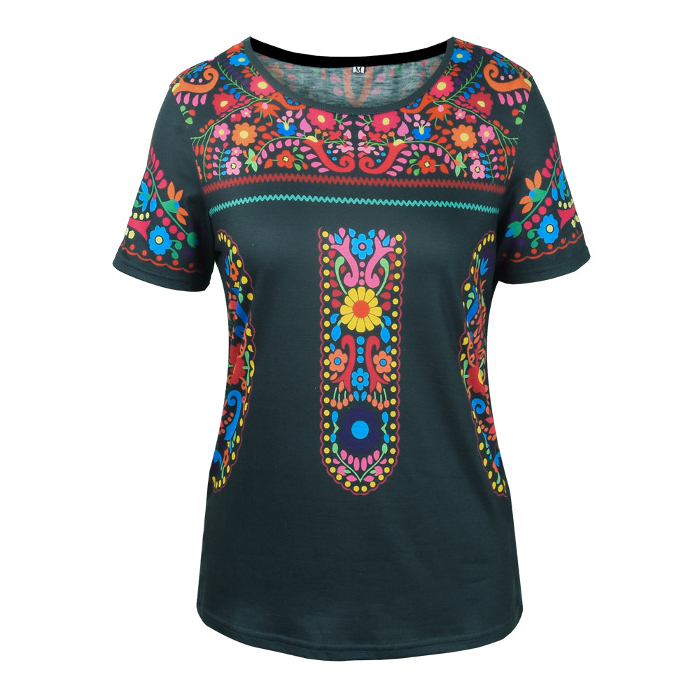Rosalie | Kurzarm-Shirt mit Rundhalsausschnitt