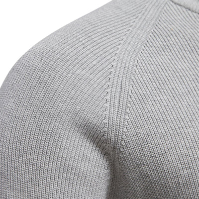 Pullover mit halbem reißverschluss