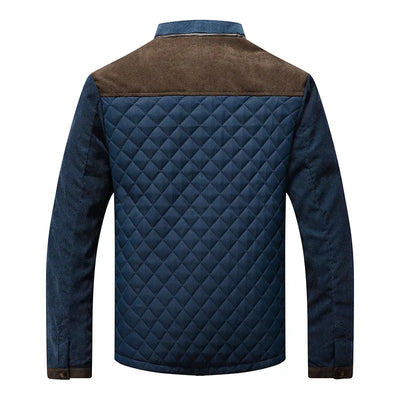 Leicht Gefüttert Übergangsjacke Herren | Elegant Steppjacke Kontrast