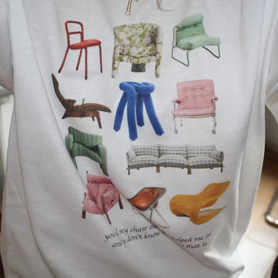 Annika | Künstlerisches Aesthetic-Hemd mit Print