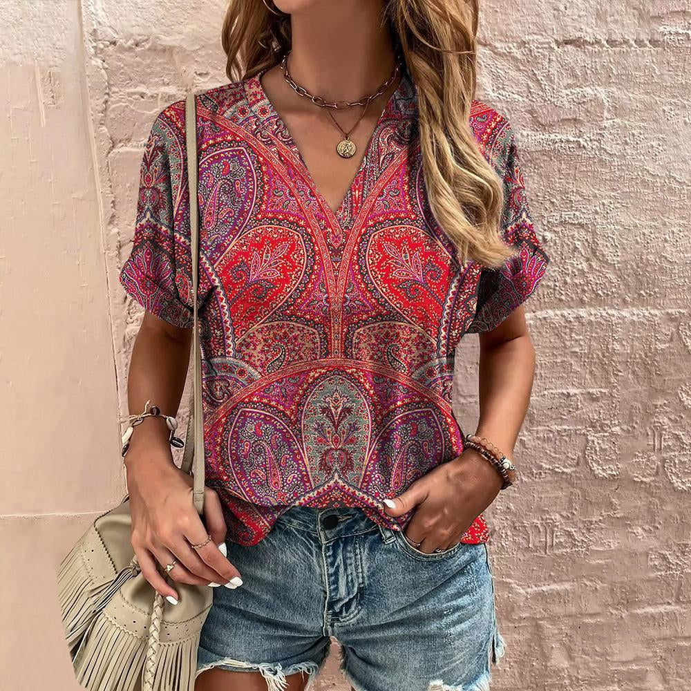 Heidi | Kurzarm-Casual-Hemd