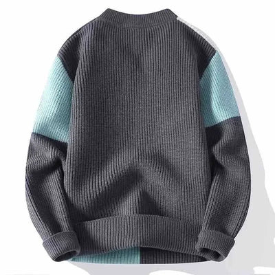 Matteo – Klassischer Plaid Strickpullover für Männer