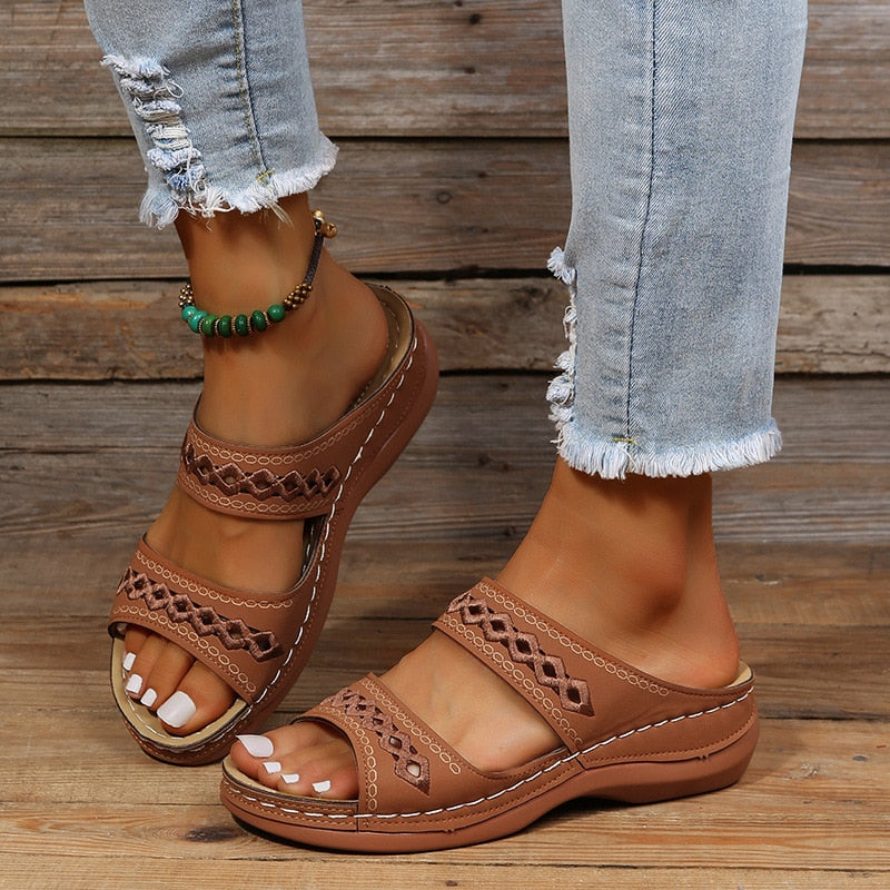Delphine® | Weiche orthopädische Sandalen