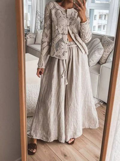 Ida | Elegante Gehäkelte Stricktop