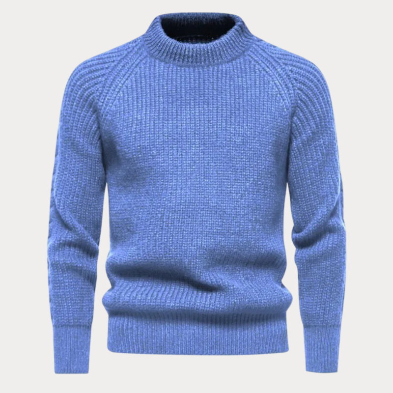 Lässiger Pullover mit Rundhalsausschnitt für Herren