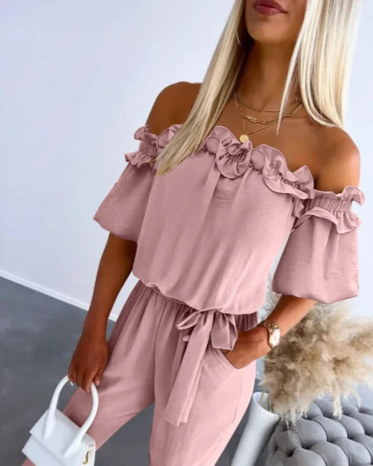 Lara - Off-Shoulder Playsuit für Damen