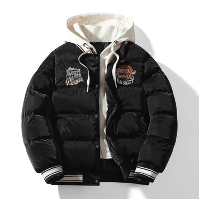 Alex – Neue Winterjacke für Herren, Basketball Warme Mäntel