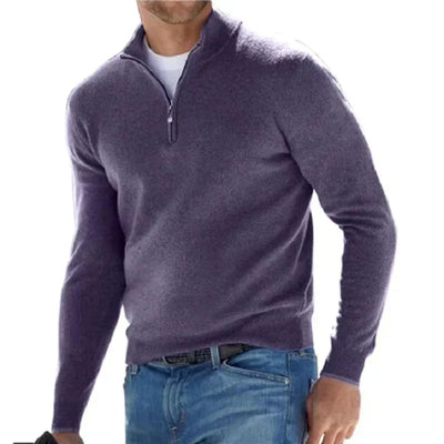 Ralph polo - stylischer reißverschlusspullover für herren (italienisches design)